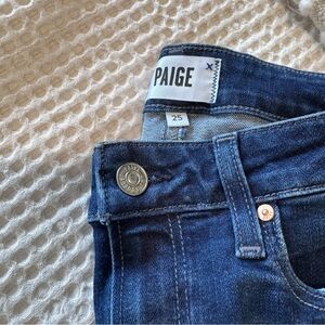 PAIGE Dark Blue Denim Jeans